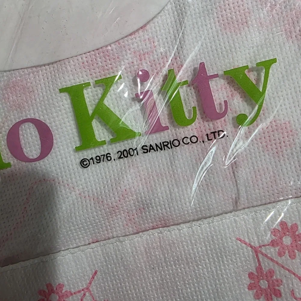 Hello Kitty Clothes Cover Garment Bag 2001 NOS Sanrio Vintage Pink